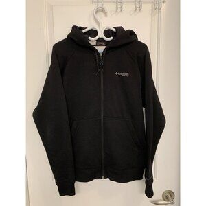 Columbia Performance Fishing Gear Hoodie Men’s Medium Black Hoodie Omni Heat